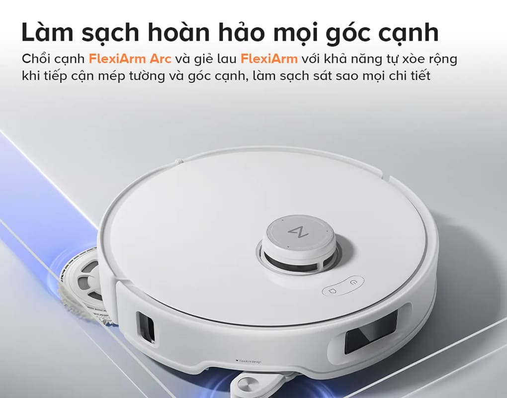 Robot hút bụi lau nhà Roborock Qrevo Edge 5V1 - Đen/Trắng